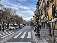 Wandelend naar Alhambra