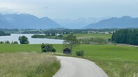Uitzicht op de Alpen