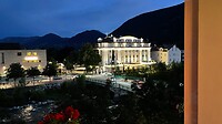 Uitzicht vanuit hotelkamer in Merano