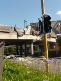 voetgangersbrug over de 1 in Wellington