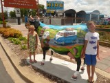 artistieke koe in Morrinsville