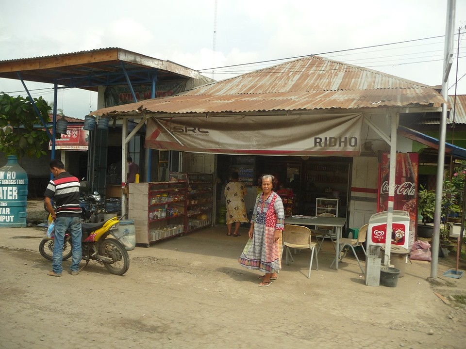 Onderweg van Medan naar Bukit Lawang