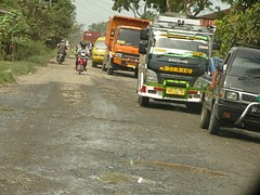 Onderweg van Medan naar Bukit Lawang