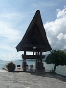 Aanlegsteiger bij Toba Cottages