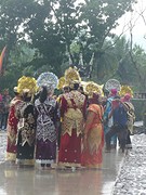 traditionele klederdracht Minangkabauers