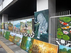 kunstenaarsstraat in Bandung