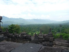 Borobudur, uitzicht