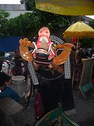 Sanur: optocht in de straat