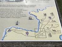 Weg van Sint Jacob, tableau bij Chapelle de Soyarce