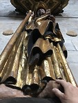 Voet aanraken van Sint Jacob