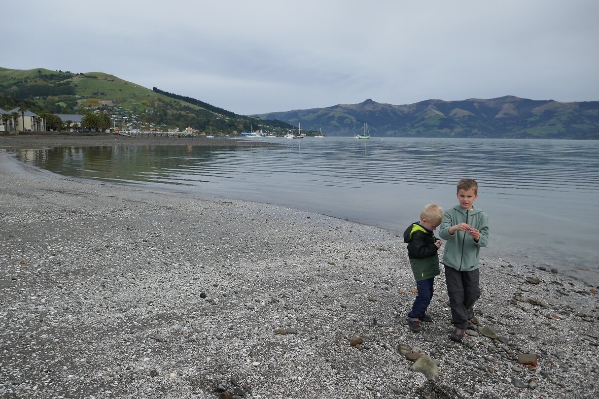 Akaroa - strand