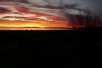 Onderweg naar Akaroa - zonsondergang