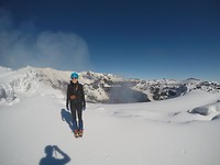 Krater op de top