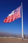 Gigantische vlag van Chili