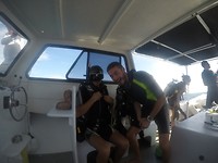Diogo en Daan klaar voor the real job: the hell dive