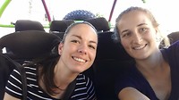 Tweede sandbuggy tour met m'n andere Canadese travelbuddy