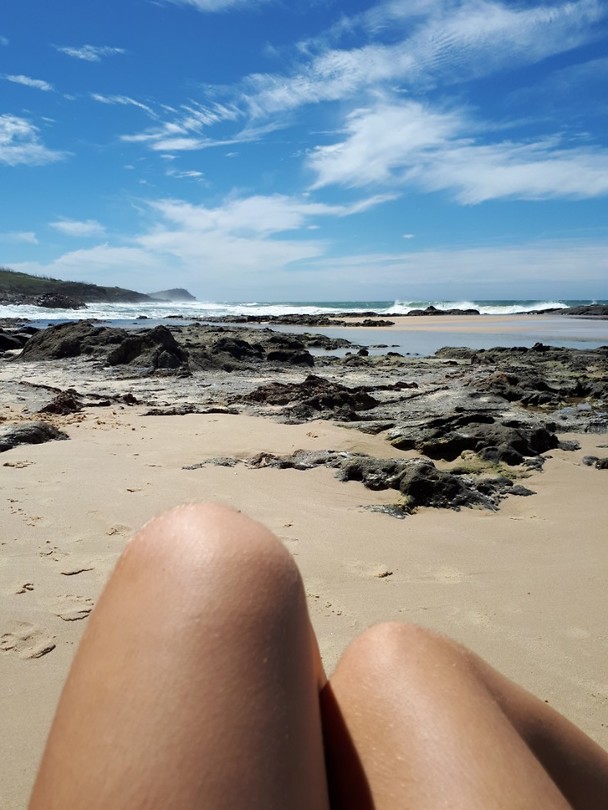 Chilling at the Champagne Pools