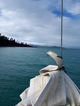 View while sailing