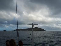 From the boat!