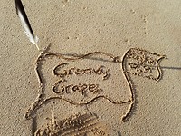 Creative on the beach