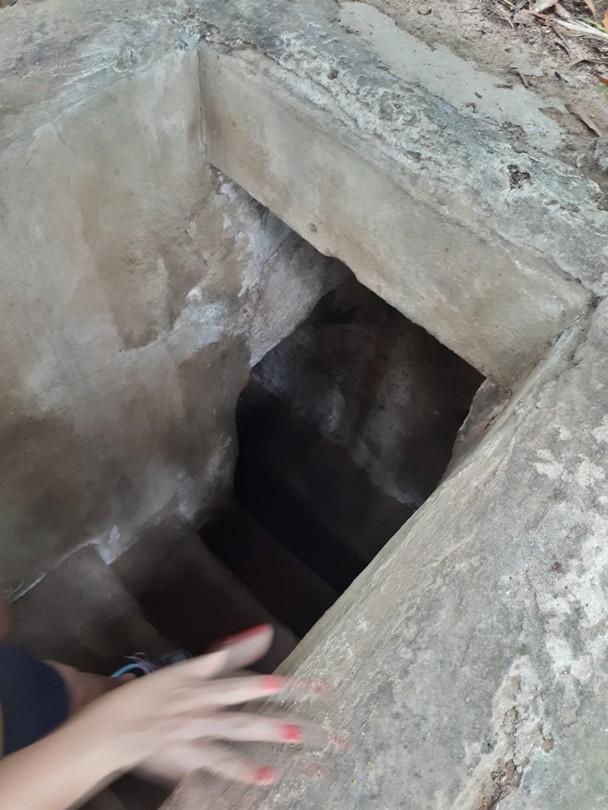 One of the tunnel entrances