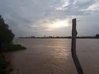 Sunset at the homestay