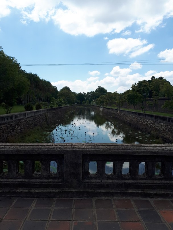 Pond around the Imperial city