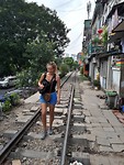Just walking on some traintracks...