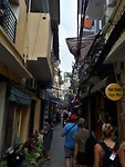 Narrow alleyways
