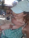 Hugging a puppy makes life always better!
