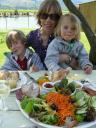 lunch tijdens de Wine trail