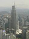 De Petronas towers in KL