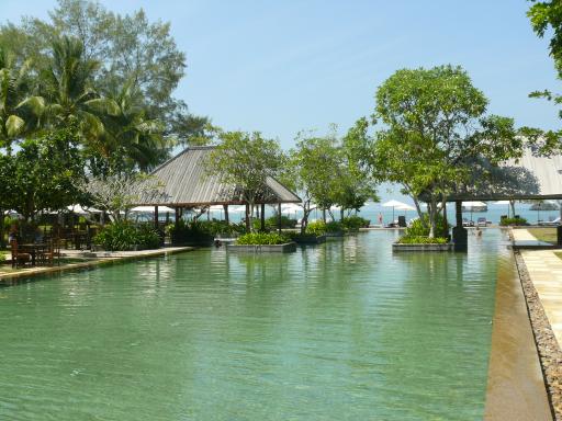 The pool...