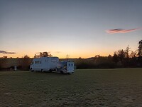 Prachtige zonsondergang