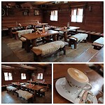 Voor vertrek eest bakkie koffie/thee