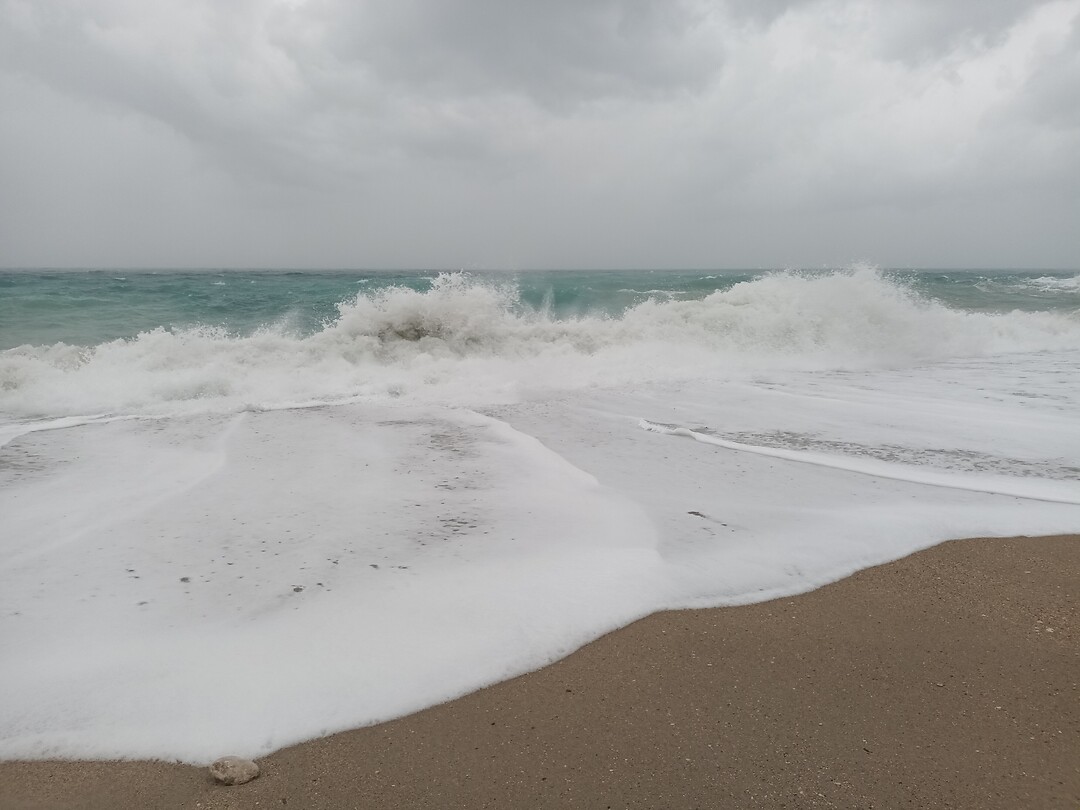 Storm op zee