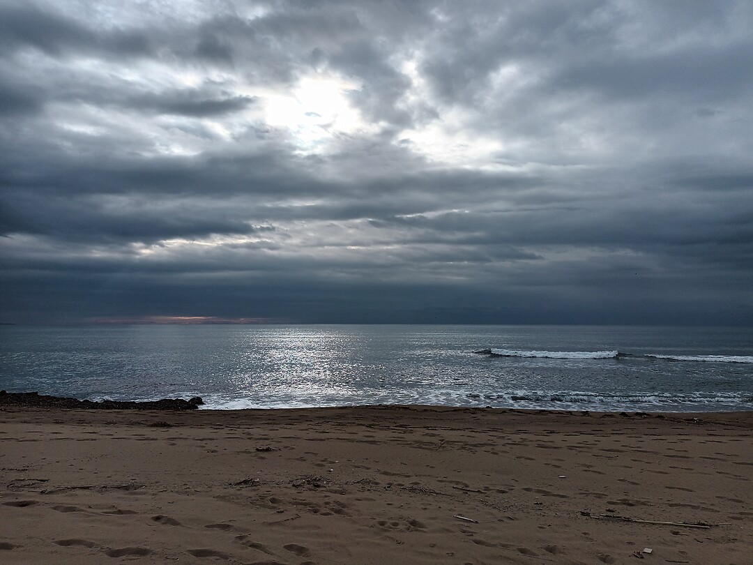 Slapen op het strand