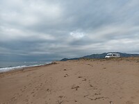 Slapen op het strand