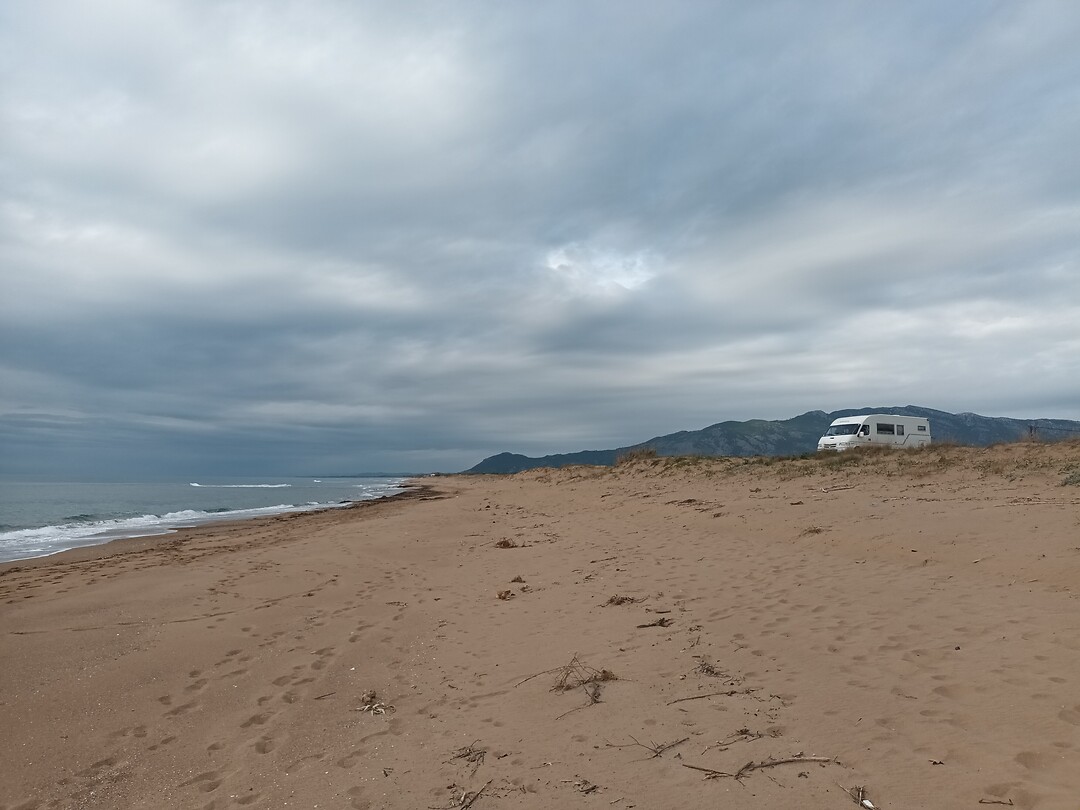 Slapen op het strand