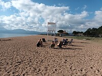 Relaxen op het strand