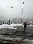 Sneeuwballen gooien