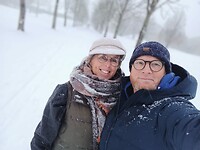 Nog rondje door de sneeuw
