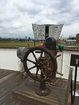 Uitzicht op het Titanic museum