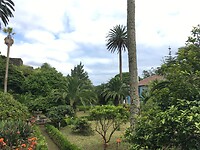 De tuin van ons hotel