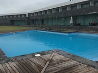 Het zwembad van het hotel
