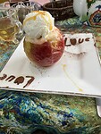 Het heerlijke appeldessert
