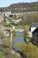 Panorama Ville Basse vanaf Casemates du Bock