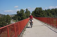 Niet eenzame fietser
