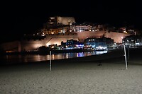 Oude Peniscola bij nacht