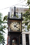 de stoomklok in Gastown